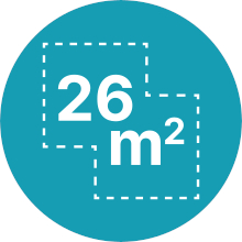Woods mobiele airco geschikt tot 26m2
